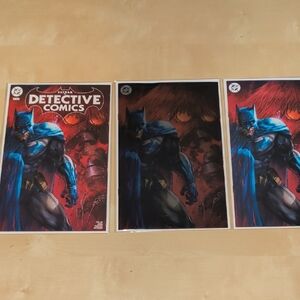 Detective Comics Batman Trade, Virgin, And Foil NM SET